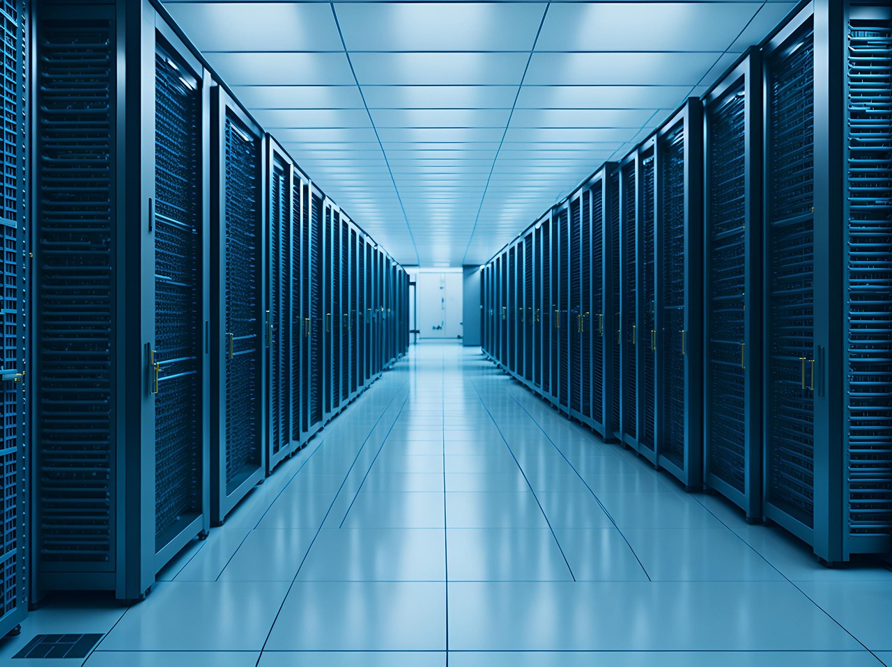 Serverraum in einem Schweizer Rechenzentrum